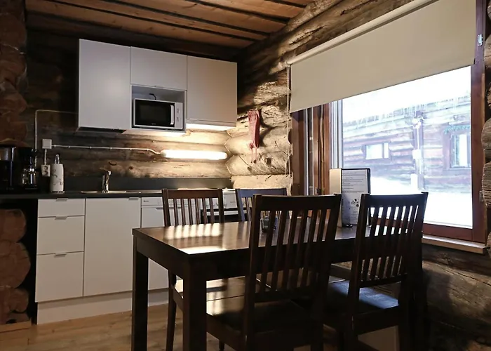 公寓 Classic Log Ski-in Ski-out